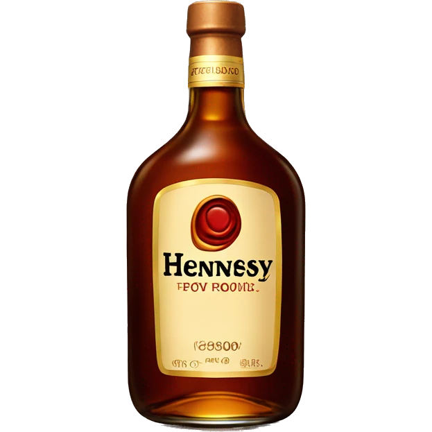 hennessy bottle  emoji