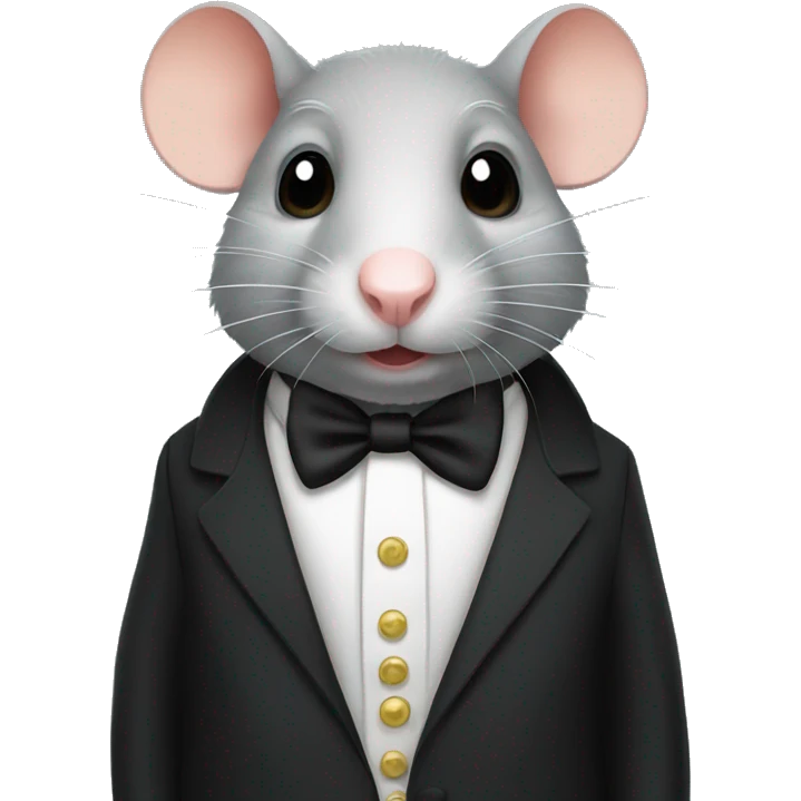 Rat in tuxedo  emoji