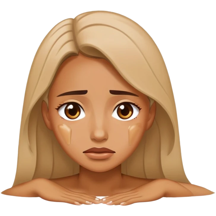 woman pushed on floor emoji