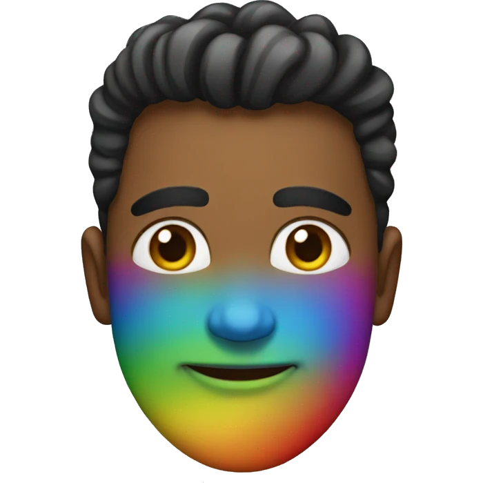 100% Exactly rainbow emoji