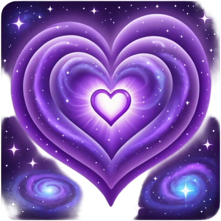 purple galaxy heart emoji