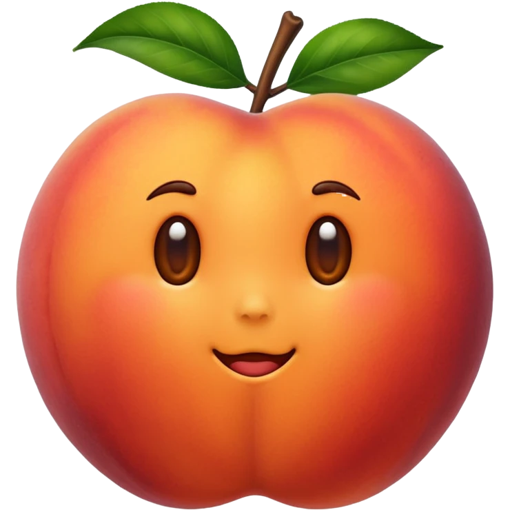 Peach emoji