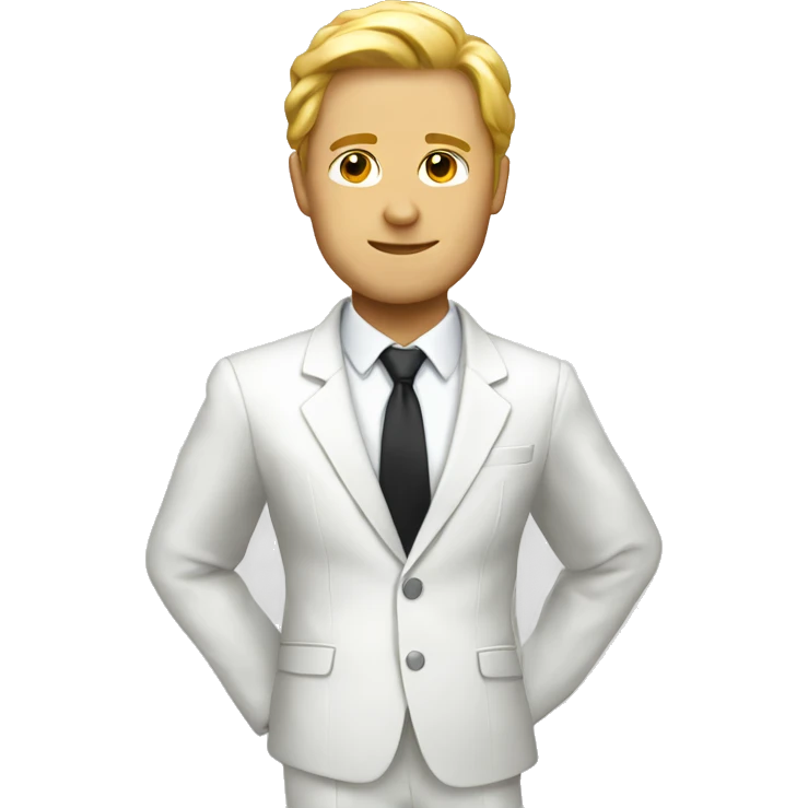 white suit emoji