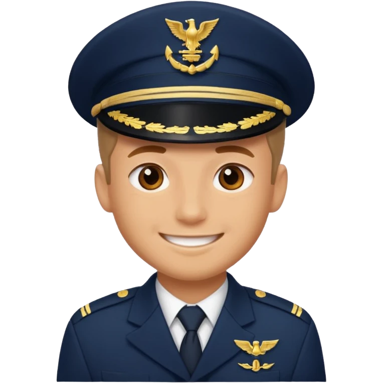 male navy soldier, cute face. emoji