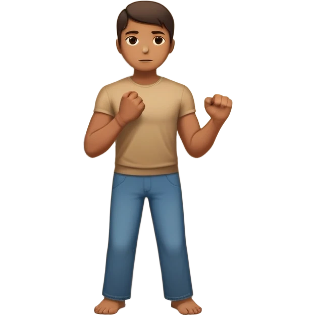 A person stands facing a wall with their hand on it, their shoulders hunched as if weighed down. A glowing, clenched fist of tension sits in their chest. But behind them, a doorway opens—light streaming through. The words "You are free" echo from inside. It’s the moment of  they can choose peace. emoji