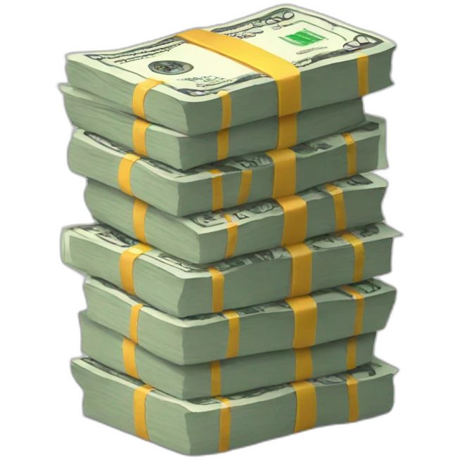 cash stack emoji