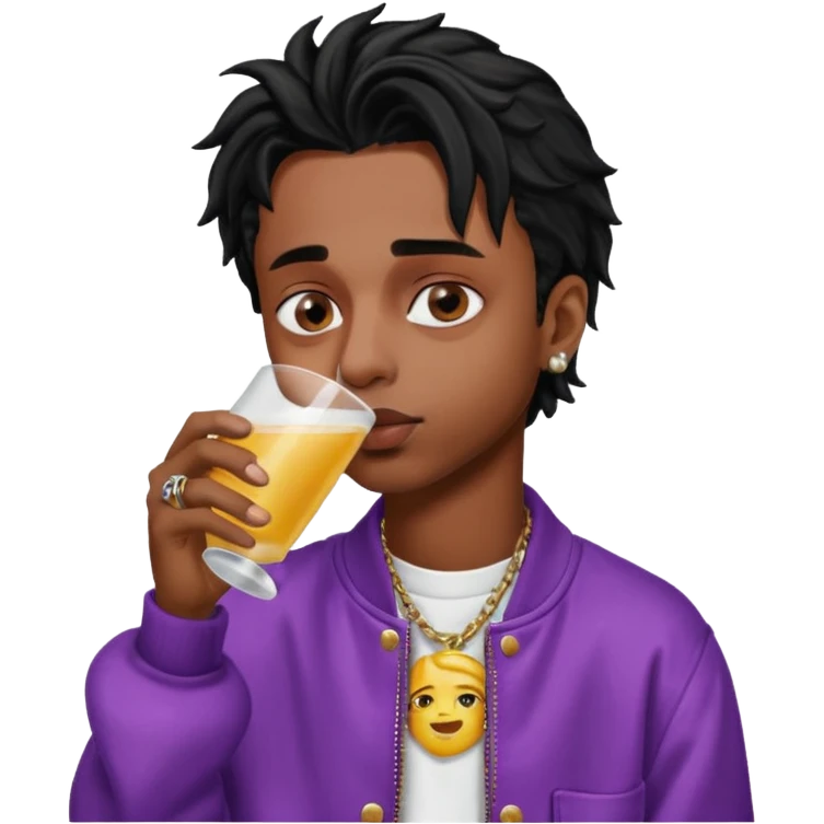 Playboi carti sipping lean  emoji