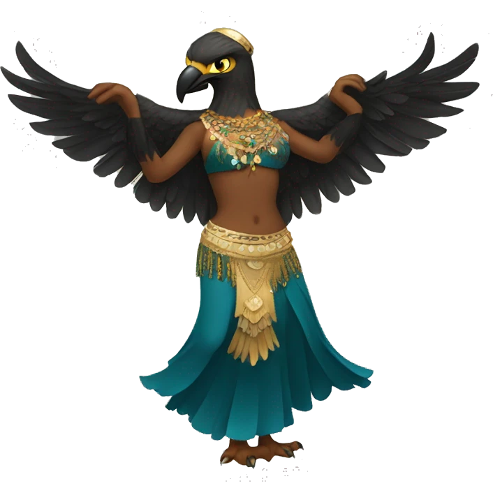 bellydancing eagle emoji