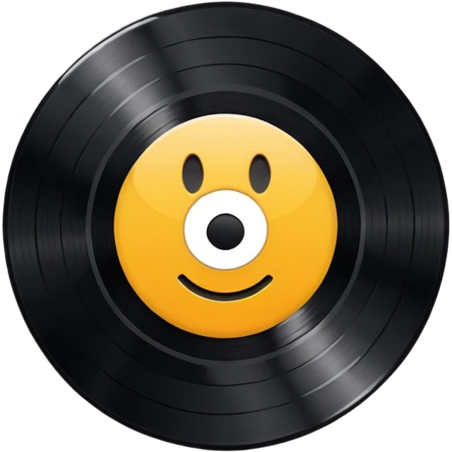 vinyl record emoji