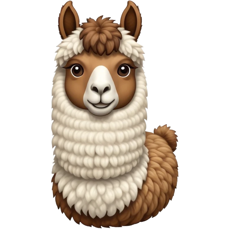 llama with metenresilient coil emoji