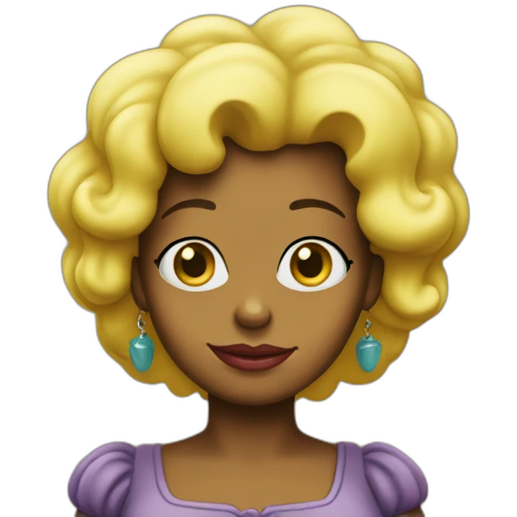 black lisa simpson emoji