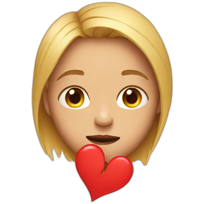 Broken heart emoji