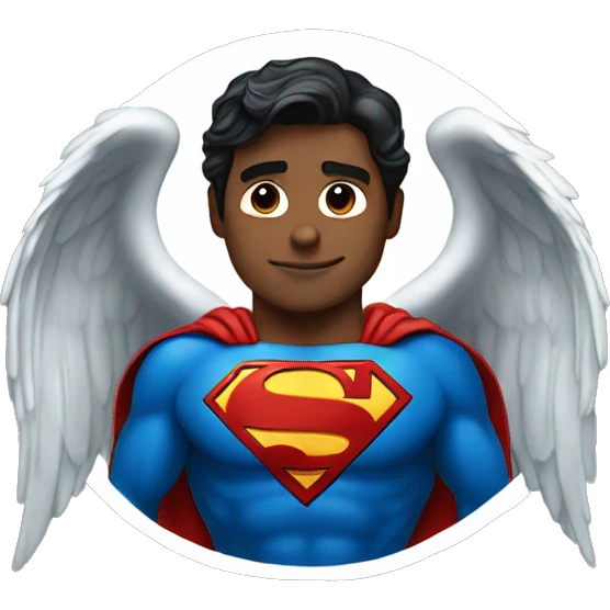superman  same angel  emoji