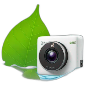 small-leaf-floating-on-water-block-and-security-ptz-camera-behind emoji
