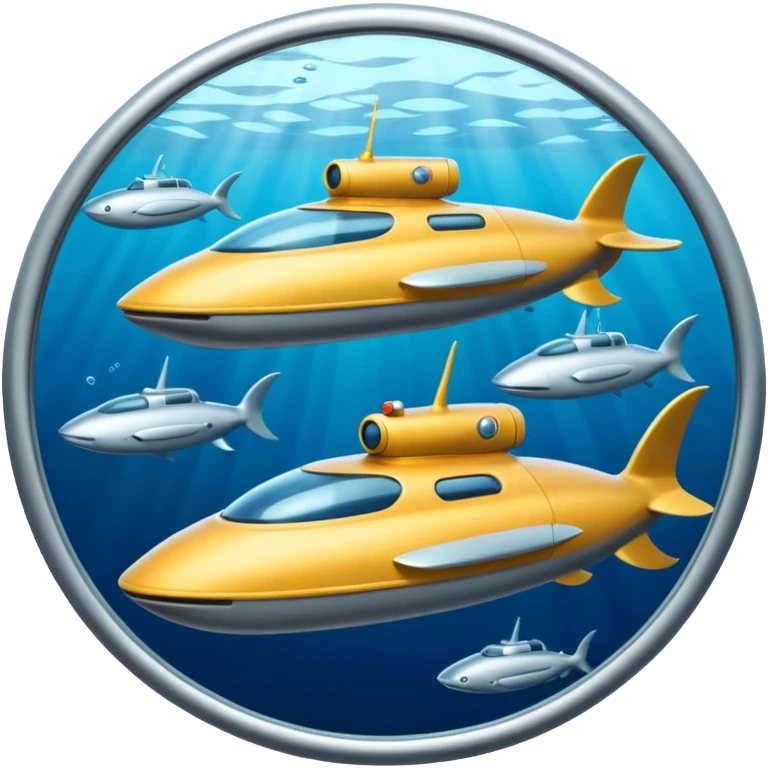 circle undersea reconnaissance vehicles emoji