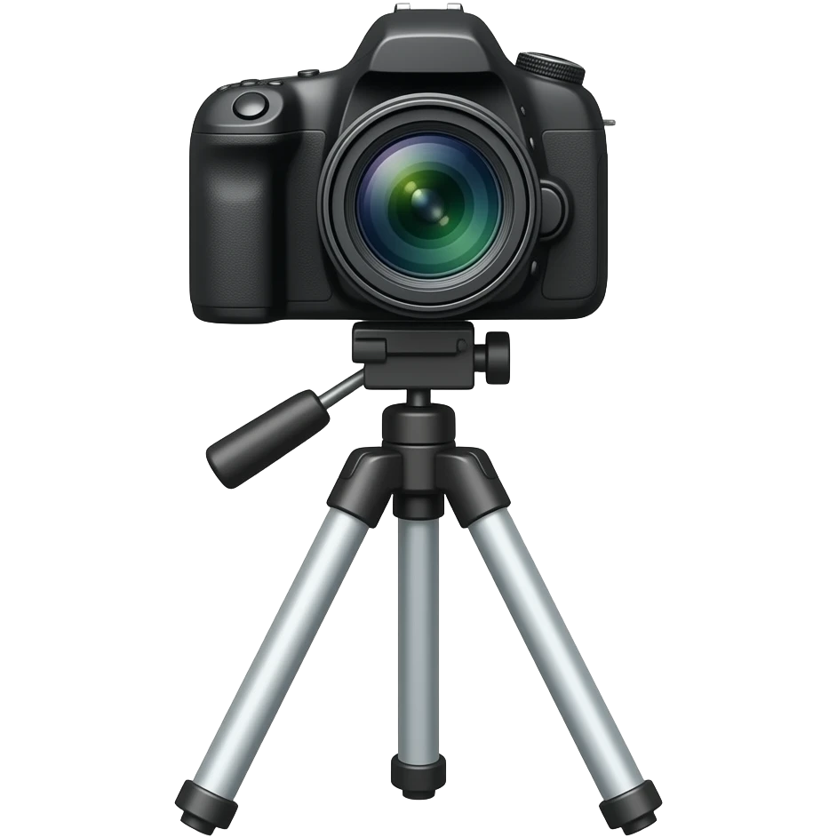 camera with tripod emoji