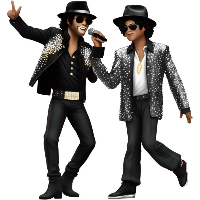 Michael Jackson and Drake  emoji