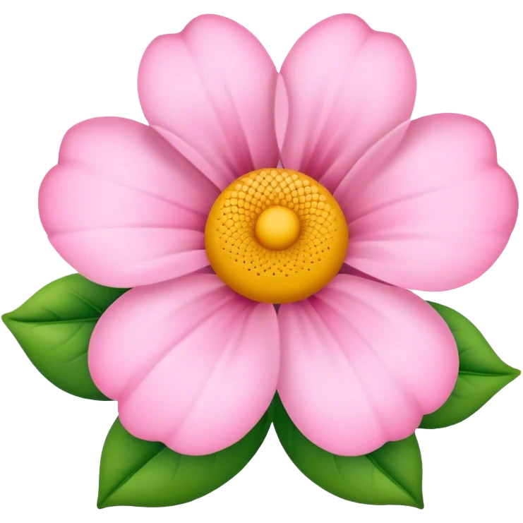 Baby pink flower emoji