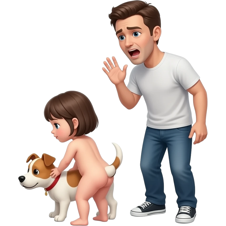 Toodler naked opens her butt in a doggie style and someone tall thing and he moans emoji