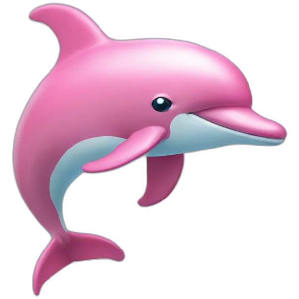 pink dolphin emoji