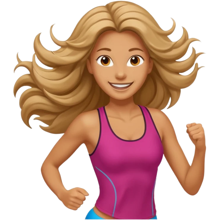 woman running emoji