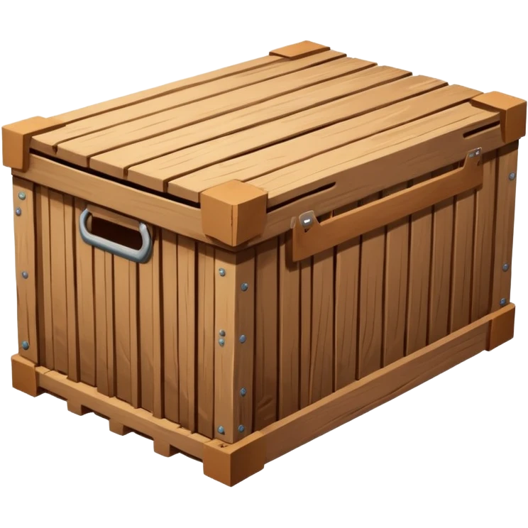 Dig in crate on roof of car emoji