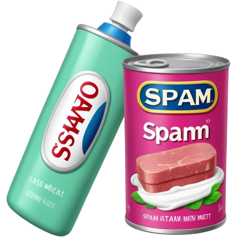 spam meat toothpaste  emoji