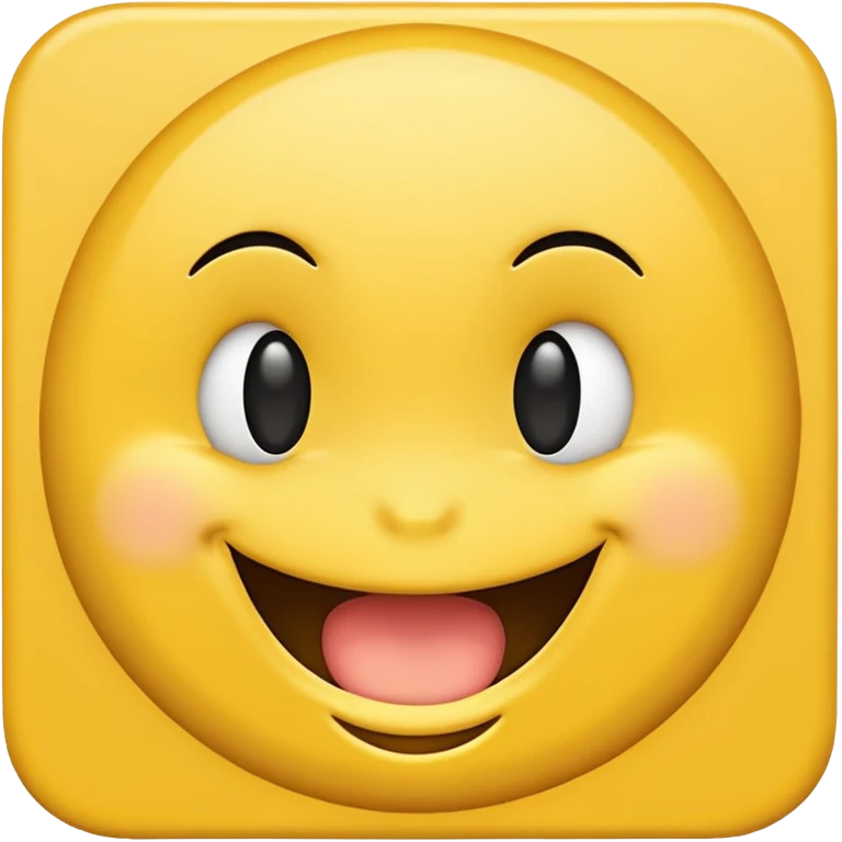Smiley emoji teasing emoji