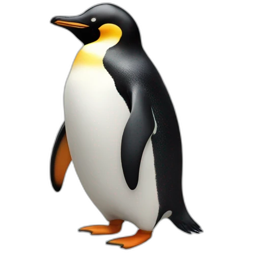 Penguin shrugging  emoji