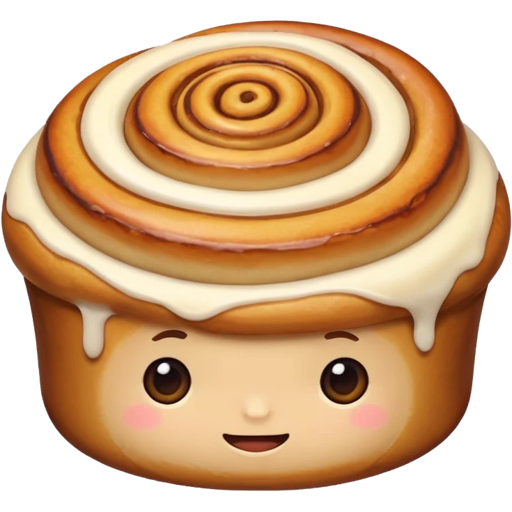 cute cinnamon roll emoji