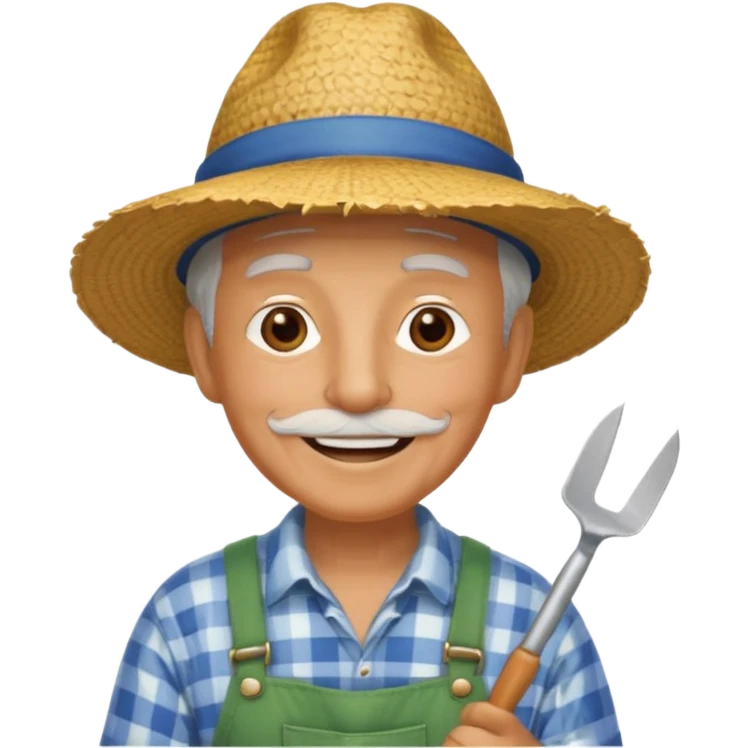 grandfather gardener emoji
