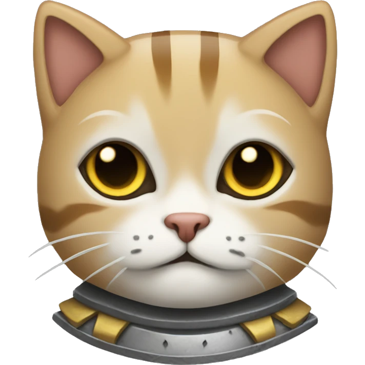 Gato con armadura  emoji