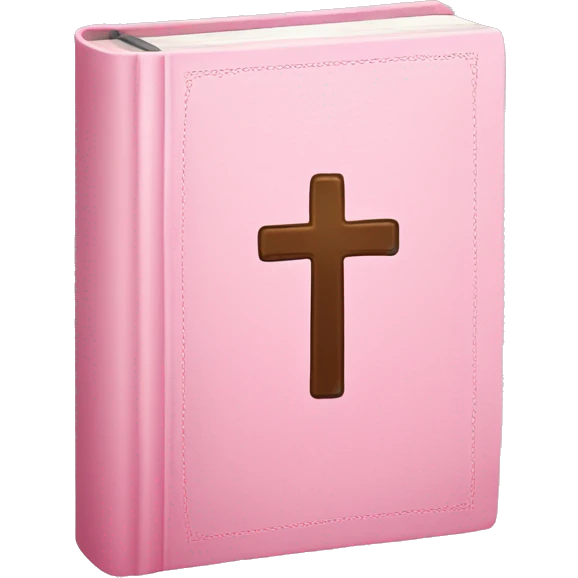 soft pink bible emoji