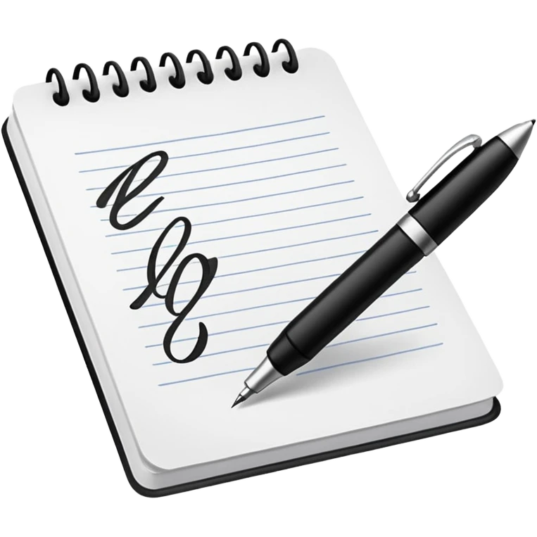 writing on paper emoji