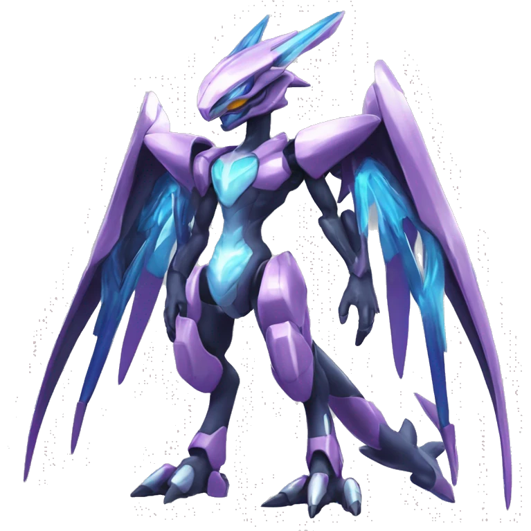  Cool Cute Edgy Futuristic Shiny Godly Ethereal Digimon-Genesect-Dialga-Reptile full body emoji
