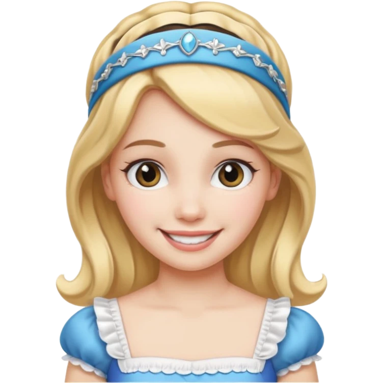 Alice Princess with headband emoji