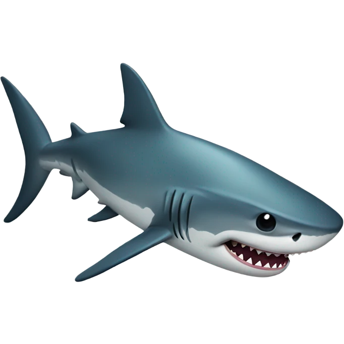 Shark with glasses  emoji