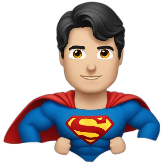 Christopher Reeve Superman emoji