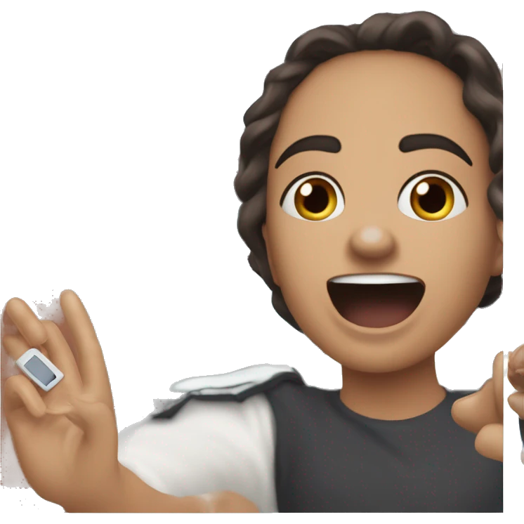 "Whoa, did that scare you? We might've accidentally tossed our phones in shock and shattered the screen. But let's get back to the video. The woman recording this video started because she heard something fall from her roof. emoji