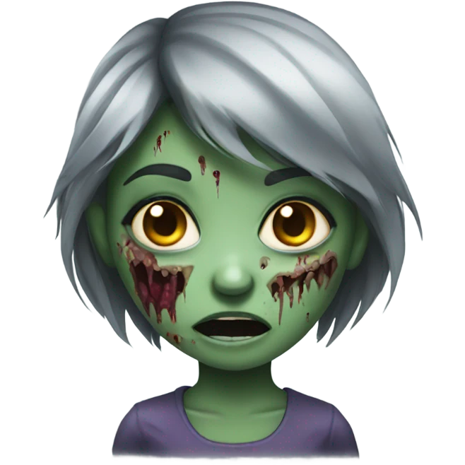 girl zombie emoji