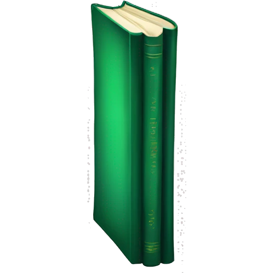 Emerald book emoji