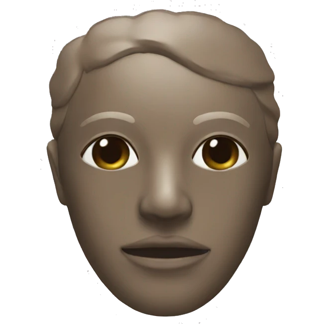 Mud mask emoji