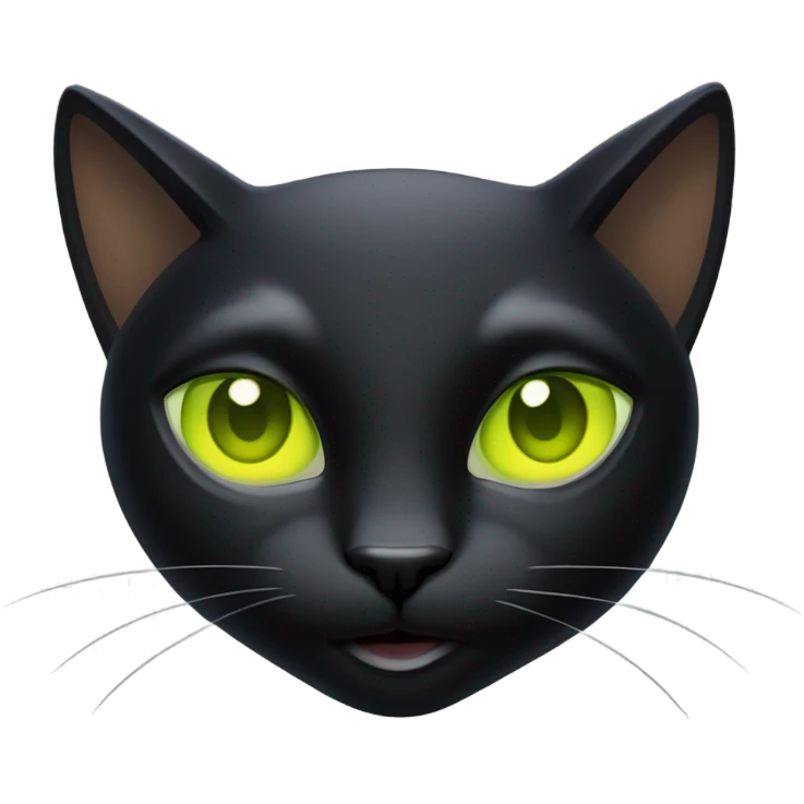 Black cat wearing mankini emoji