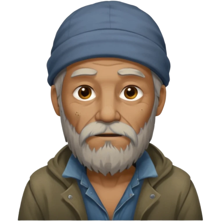 homeless guy emoji