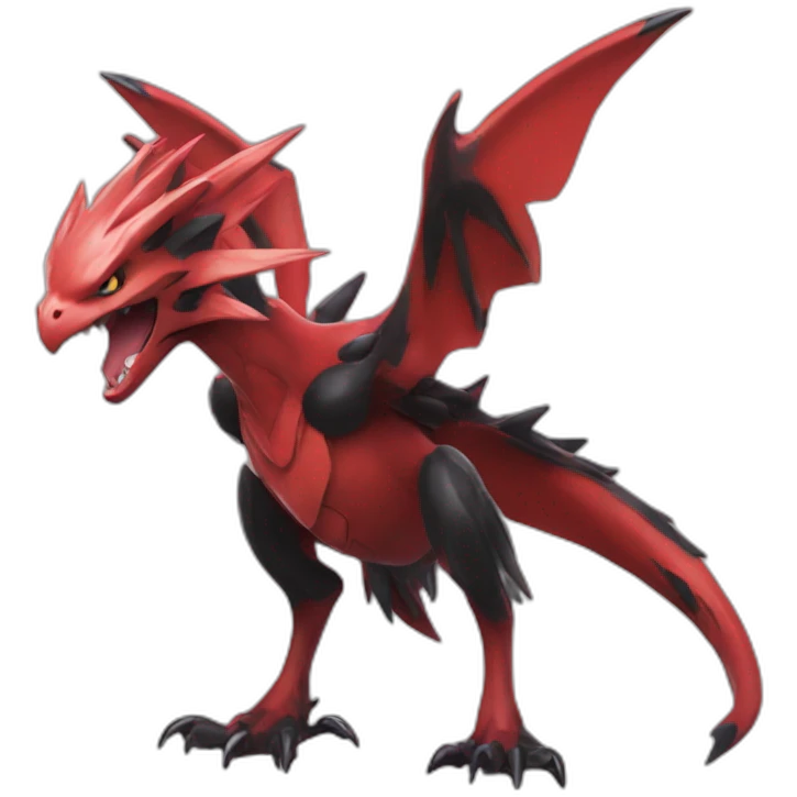 Yveltal de Pokémon realiste emoji
