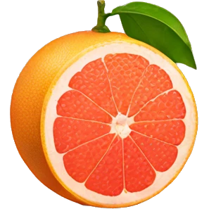 grapefruit emoji