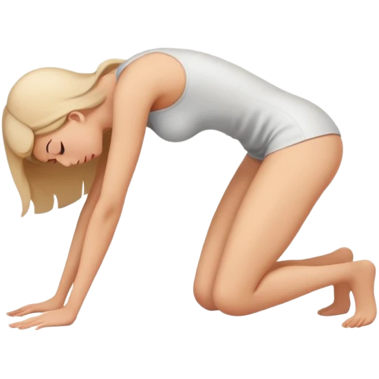 Woman bend over emoji