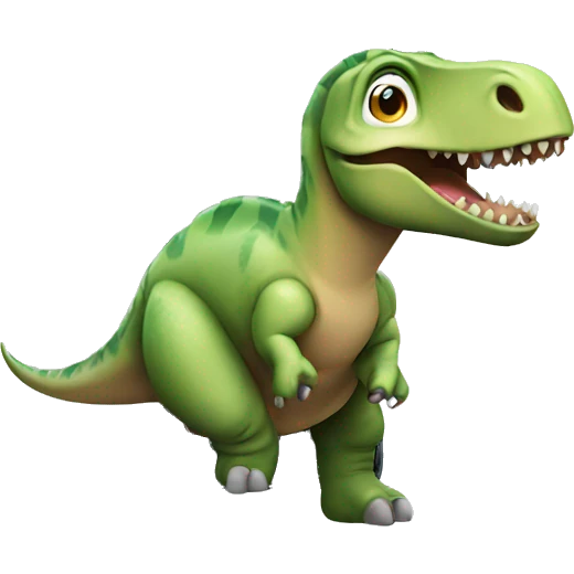Dinosaur with cellphone  emoji