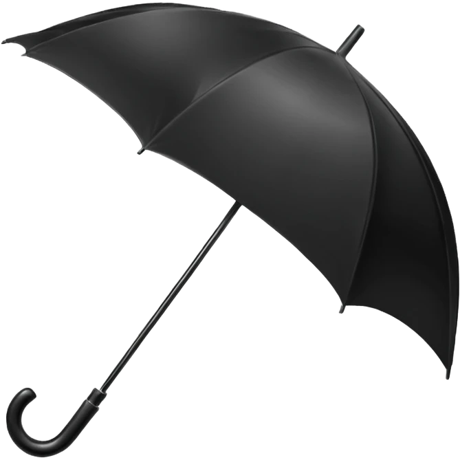 black closed umbrella emoji