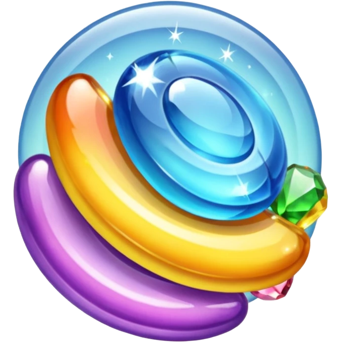 Crystal candy emoji
